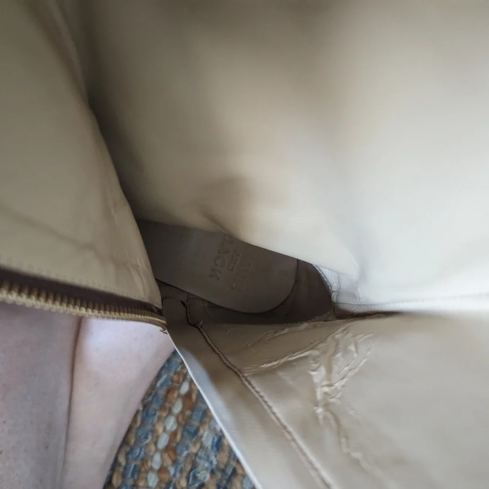 Janie and Jack Girls 5k Brown Riding Boots Gold Hardware Zip Up - Picture 9 of 9